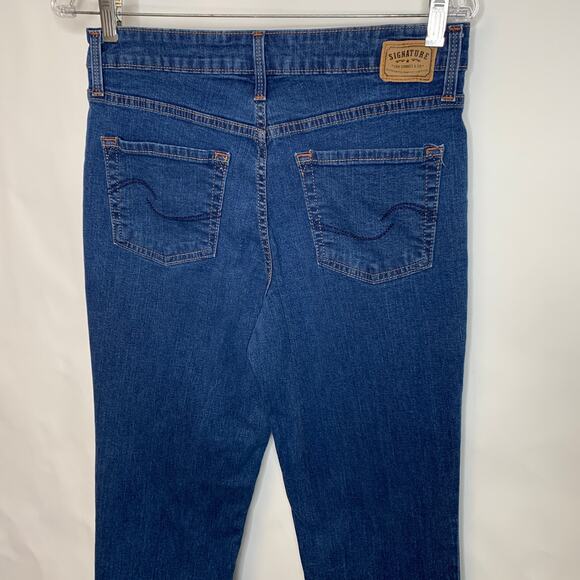 Levi's Signature Dark Wash At Waist Bootcut Sz 8 - Picture 7 of 7